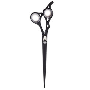 แฟนซีจับสีดําเคลือบกรรไกรกรูมมิ่งกรรไกรสัตว์เลี้ยงตรงสุนัขกรูมมิ่งคมใบมีดกรรไกร - Product Image 5