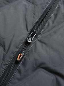 Meilleures ventes de doudoune d'hiver pour hommes, veste en cuir personnalisée, avec décoration en fourrure, service OEM - Product Image 2