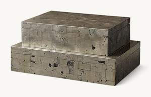 Nueva llegada caja de madera de estilo Art Deco con diseño geométrico para almacenamiento y decoración del hogar precio al por mayor - Product Image 6