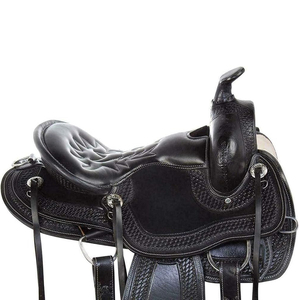 Superventas SIALKOT STRIDE Western English Horse Saddle Real Leather Race Saddle Wood/Plastic Tree Transpirable Tamaño personalizable - Product Image 6