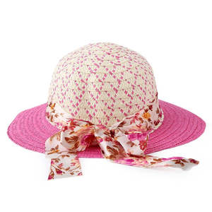 หมวกฟลอปปี้สำหรับเด็กผู้หญิง - สีชมพูอ่อน - Product Image 1