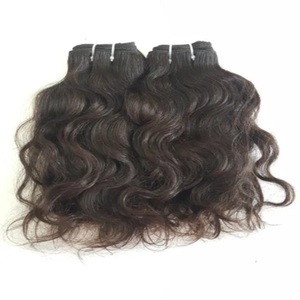 Paquets de cheveux indiens bruts, tissage de paquets de cheveux vierges à cuticule alignée, extension de cheveux humains doublement étirée bon marché, vente en gros - Product Image 6