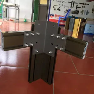 Haute qualité Song Hong Shalumi Vietnam système d'ascenseur alliage d'aluminium de qualité supérieure série 6000 profils coupe soudage meilleur prix - Product Image 3