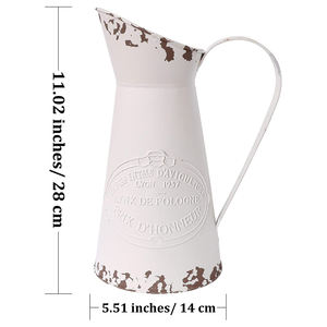 Regadera galvanizada de Metal hecha a mano de estilo Vintage, nuevo diseño, acabado oxidado, recubrimiento en polvo verde, impresión personalizada - Product Image 4