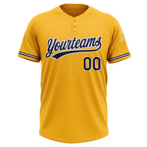 Maillot de softball à 2 boutons de haute qualité chemise de softball en polyester respirant maillot de softball de baseball brodé - Product Image 6