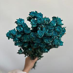 Flores de Rosa Secas Reales, Ramo Natural de Varias Cabezas para Regalo del Día de San Valentín, Decoración de Bodas, Adorno para el Hogar, Manualidades - Product Image 5