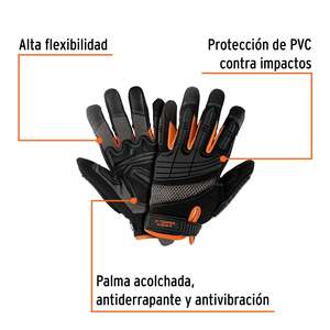 Guanti meccanici con protezione anti-impatto, scatola TRUPER da 3, 15158 - Product Image 2
