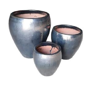 [Leo Nguyen Le] - Vente en gros de pots de jardin en céramique émaillée pour l'intérieur et l'extérieur, provenant d'un fournisseur vietnamien pour les importateurs - Product Image 1