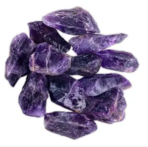 Export Quality Amethyst Natural Stones Raw For Healing at Wholesale Price for Supplier from India