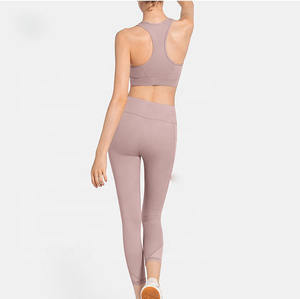 Logo personnalisé grande taille pour ensemble de yoga de couleur différente pour les femmes nouvelle dernière conception ensemble de yoga pour les femmes pour la vente en gros - Product Image 4