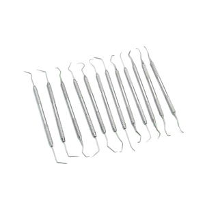 Juego de instrumentos de raspador dental con certificación CE para práctica dental profesional, raspador periodontal y cureta, juego de instrumentos a la venta - Product Image 4