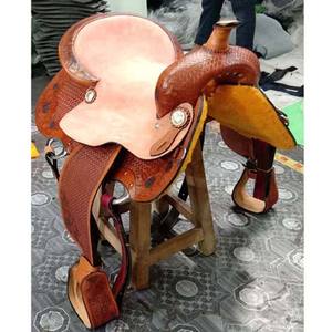 Nueva Silla de Montar de Cuero Occidental de Primera Calidad con Asiento de Cuero Rugoso - Product Image 2