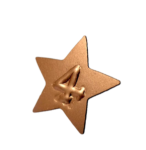 Bougeoir en fer en métal de créateur en vrac en gros No 4 étoile de revêtement en poudre de couleur noire mate pour la décoration de Noël faite à la main - Product Image 4