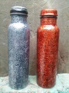 Botella de agua impresa de cobre puro de mesa caliente Botella de agua de cobre Ayurveda 950ml Botella de agua de cobre de aspecto de lujo de calidad superior - Product Image 3