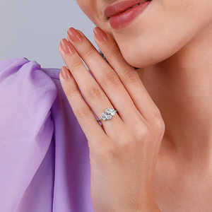 Anillo Plata Diamante Carina - Product Image 6