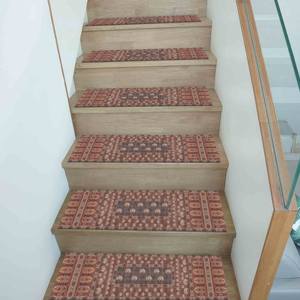 Alfombra Marrón con Estampado Navajo - Lavable a Máquina, Diseño Boho Moderno, Alfombra de Pasillo - Product Image 2