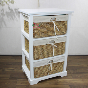 Artex Dong Thap Natural Handicraft Cabinet with <b>Storage</b> <b>Shelving</b> <b>Unit</b> Made from Water Hyacinth and Seagrass - Product Image 5