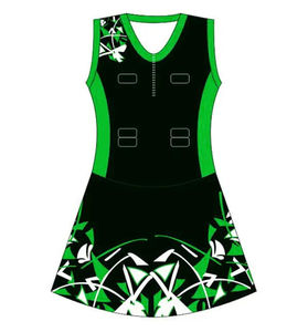 Vente Flash : Robe de Sport de Netball Imprimée par Transfert Thermique, Grande Taille, Résistante à l'Eau, 100% Polyester, Vente Directe Usine - Product Image 6
