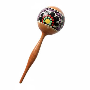 Pupitre de musique en bois Solobeat, fait à la main, design ethnique, origine identifiée - Product Image 1