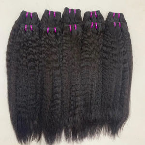 Alta calidad 100% Remy Color Natural cutícula alineada recto indio crudo virgen extensiones de cabello humano - Product Image 3