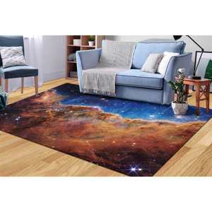 Alfombras Cosmic Cliffs, Alfombras Gruesas Estampadas, Alfombra Suave No Tejida - Product Image 1