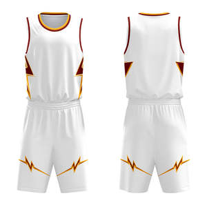 Uniforme de baloncesto para hombre, camiseta y pantalones cortos transpirables de secado rápido, ropa deportiva ligera para entrenamiento, partidos y equipo. - Product Image 1