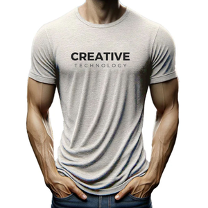Nueva llegada camiseta de lujo Unisex Logotipo de impresión personalizada cuello simulado camiseta en blanco camiseta de gran tamaño para hombres al por mayor personalizado - Product Image 2