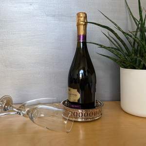 Metal <b>Bottle</b> <b>Coaster</b> for Dining Table Home Bar Kitchen Decor Handmade Durable Drinkware Accessory Set Gift - Product Image 1