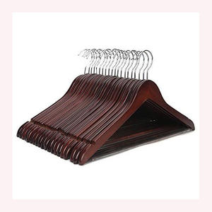 Smooth Grain Wooden Closet Hanger Strong, Durable, and Gentle on Fabrics Ideal for Professional and Home Use - Product Image 1