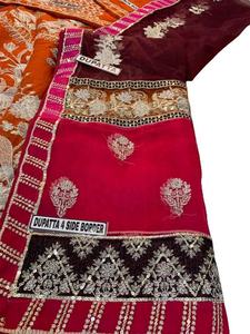 Camisa de gasa con bordado pesado, novedad, India, paquistaní, gran oferta, 2022 - Product Image 5