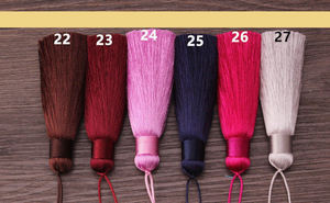 Cinta de flecos de 15cm de largo, borla de flecos de costura de 6 pulgadas para falda latina, vestido, ropa de escenario, cortina, 5 yardas/paquete Ronpex - Product Image 5