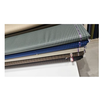 Tissu en polycoton tissé pied-de-poule pour vêtements, costumes, chemises, confection de vêtements de mode, usage en rouleau