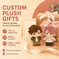 Poupée Mascotte en Peluche Personnalisée en Gros, Jouet Personnalisé avec Personnage de Marque et Rembourrage en Tissu, Emballage Inclus