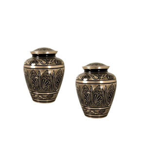 Wholesale Bulk Metal Cremation Urns for Ashes Storage Indian Manufacturer's Funeral Supplies Economically Priced <b>Memorial</b> - Product Image 2
