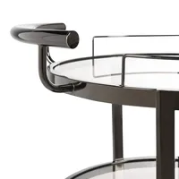 Chariot en céramique artisanal haut de gamme, nouveau design, chariot de service écologique pour plantes, mobilier roulant moderne pour hôtels, restaurants et événements