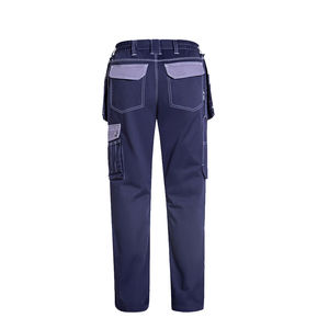 Pantalón de Trabajo Ligero de Cintura Media, Transpirable, para Verano, con Botones y Múltiples Bolsillos, Venta Directa de Fábrica - Product Image 2