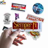 Autocollant mural en PVC imperméable, écologique, résistant aux UV, personnalisé Semper Fi Marines, 8x3 pouces, autocollant en vinyle durable pour ordinateur portable, voiture