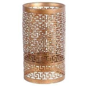 Bougeoirs d'ouragan en métal élégants avec découpe Designv utilisés pour la table à manger et la décoration de la maison - Product Image 5