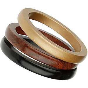 Premium Quality Vintage Style Solid Wood <b>Bracelet</b> Latest Design Wooden Stud <b>Bangle</b> <b>Fashionable</b> <b>Bangles</b> - Product Image 1
