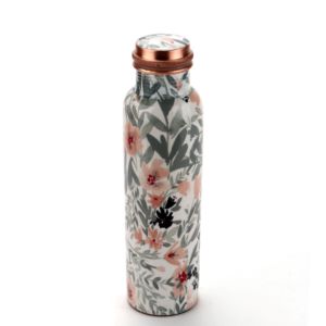 Minimalist Design <b>Copper</b> Water <b>Bottle</b> With Lid Most Trending Water <b>Bottle</b> Ayurvedic Certified Adults Yoga Exercise <b>Copper</b> <b>Bottle</b> - Product Image 2