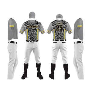 Camiseta de béisbol personalizada con precio de fábrica directo del fabricante superior con conjuntos de pantalones cortos Ropa deportiva Uniforme de béisbol de servicios OEM - Product Image 1