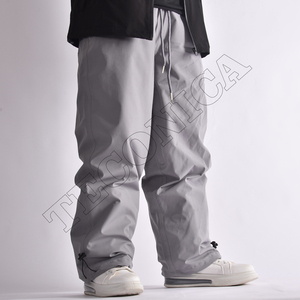 Pantalon de neige de ski OEM imperméable coupe-vent respirant pantalon de neige unisexe pour le ski hiver extérieur avec doublure 100% polyester/coton - Product Image 5