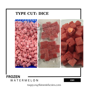 Iqf แพ็คสุญญากาศจำนวนมากแบบพรีเมียมสีแดงแตงโมหวานแช่แข็งคุณภาพสูงจากเวียดนาม - Product Image 5