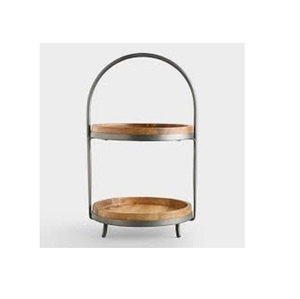 Elegante Soporte para Tartas de Madera, Perfecto para Fiestas de Cumpleaños y Presentaciones de Postres con la Belleza Natural de la Madera - Product Image 4