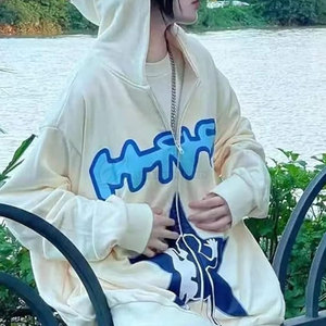 Sudadera con Capucha de Invierno para Mujer, Personalizada, de Alta Calidad, Talla Grande, Ropa Casual con Forro de Pedrería y Logotipo, Venta al Por Mayor, 100% Algodón, Resistente al Viento - Product Image 4