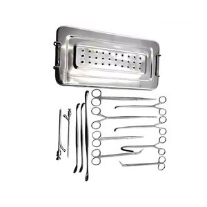 Ensemble d'instruments chirurgicaux pour chéloscystectomie de 25 pièces, en acier inoxydable, manuel, certifié CE, outils chirurgicaux - Product Image 4