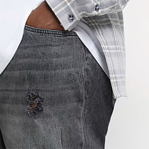 Pantalones vaqueros de mezclilla de cintura alta transpirables de verano Pantalones de playa Pantalones cortos rasgados cortos casuales Pantalones cortos de mezclilla con estilo caliente - Product Image 6