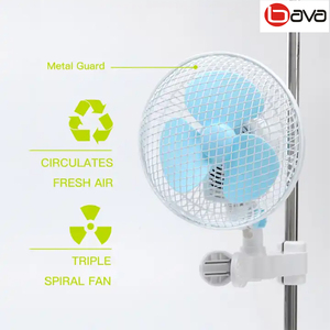 <span class=keywords><strong>Ventilador</strong></span> <span class=keywords><strong>de</strong></span> Clip Oscilante BAVA <span class=keywords><strong>de</strong></span> 6 Pulgadas, IP54 Resistente al Agua, Velocidad Ajustable, Abrazadera Fuerte, Silencioso, para Plantas <span class=keywords><strong>de</strong></span> Interior y Carpas <span class=keywords><strong>de</strong></span> Cultivo - Product Image 5