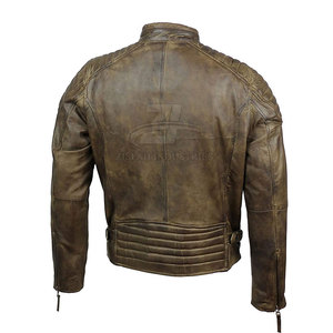 Veste en cuir la plus populaire de qualité supérieure pour hommes 2025 Offre Spéciale nouveauté veste de moto fabriquée au Pakistan - Product Image 2