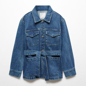 Chaqueta vaquera para mujer, diseño elegante, lavado, Vintage, invierno, tela cómoda, ropa informal, actividades al aire libre, moda diaria - Product Image 1